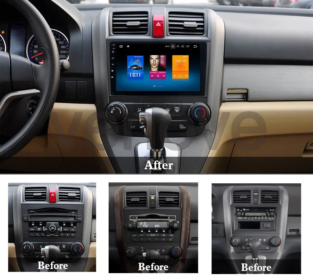 Clearance 9" Android 9.1 Car Auto Radio GPS Navigation for Honda CRV 2006-2011 Car Stereo Autoradio Multimedia Player Wifi Bluetooth 5