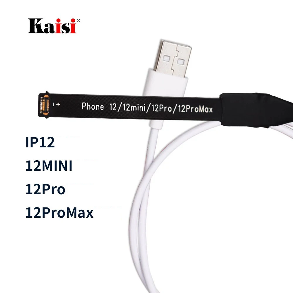 Kaisi Current battery Test Cable for iPhone 12 12mini 12pro 12promax Phone Failure Detect Repair Tool with Alligator Clip | Инструменты
