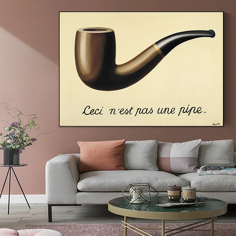 The Treachery of Images This Is Not a Pipe by René Magritte
