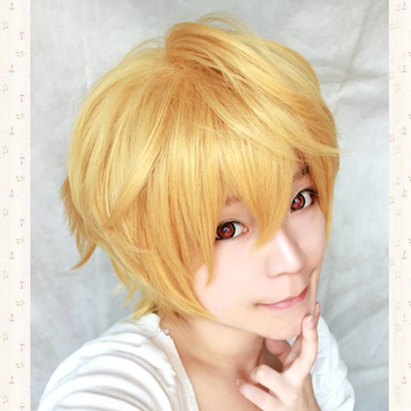 

Free Iwatobi Swim Club Hazuki Nagisa Wig Heat Resistant Synthetic Hair Cosplay Costume Wigs + Wig Cap