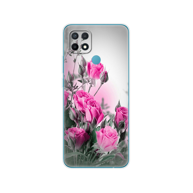 OPPO A15 Case For OPPO A15S Back Silicon Soft TPU Phone Cover For OPPOA15 CPH2185 A 15 S CPH2179 Bumper 6.52" Fundas Shell