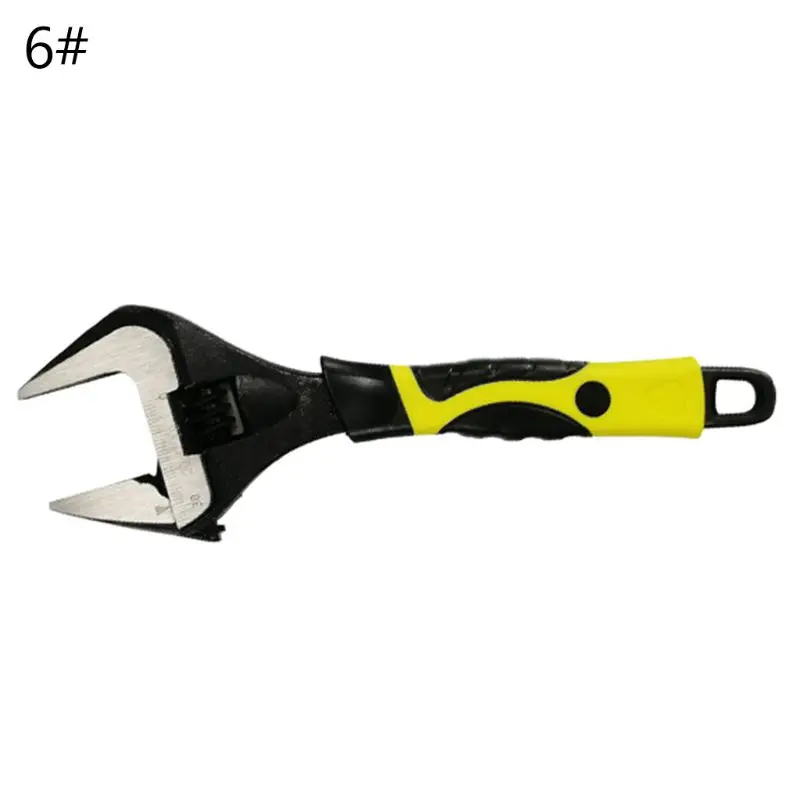 

6/8/10/12" Adjustable Large Opening Wrench Activity Spanner Plumbing Household