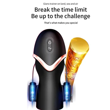 10 Frequency Auto Mastuburator Adult Toys Vibrator Glans Penis Training USB Charge Masturbation Device Erotic Sex Toys for Men 4