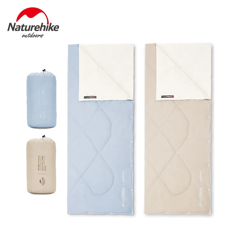 

Спальный мешок Naturehike из дышащего хлопка, для взрослых, для отдыха на открытом воздухе и походов, стирающийся, спальное одеяло