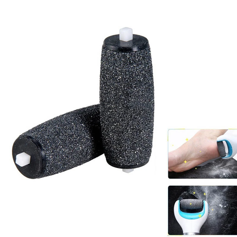

2Pcs random color Dull Polish Foot care tool Heads Hard Skin Remover Refills Replacement Rollers For Scholls File Feet care Tool