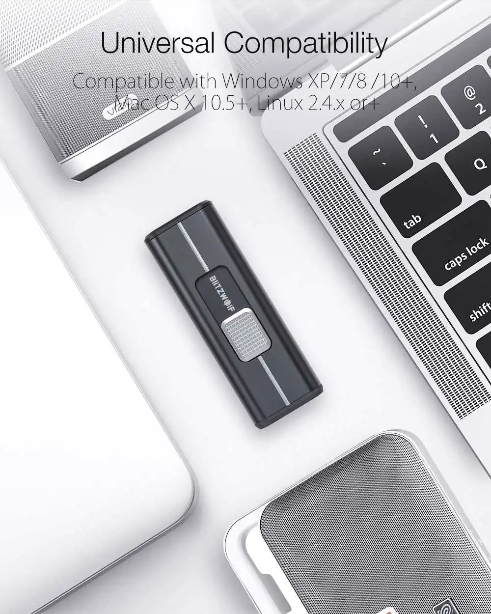 BlitzWolf BW UP3 USB3.2 Gen 2 флеш накопитель 64Гб/128/256 ГБ двухтактный диск памяти 64 Гб внешнее