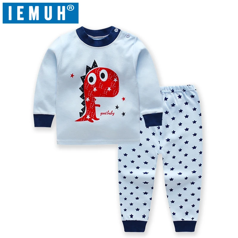 

IEMUH kids pajamas children sleepwear baby pajamas sets boys girls animal pyjamas pijamas cotton nightwear clothes kids clothing