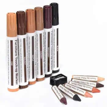 

Furniture Touch Up Marker Wood Filler 12PCS Repair Kit for Stains, Scratches, Floors, Desk, Touch Ups Restore Wood Surface