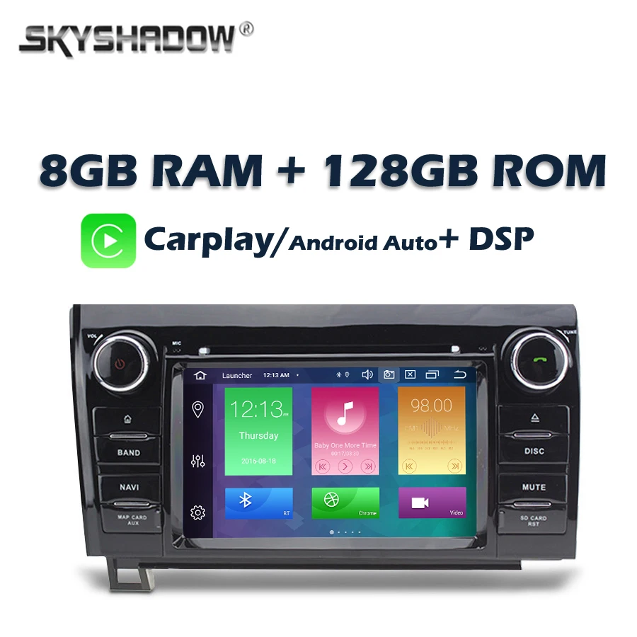 Carplay DSP LTE IPS Android 11 0 8 ГБ + 128 8-ядерный автомобильный DVD-плеер Wifi GPS-карта радио Bluetooth