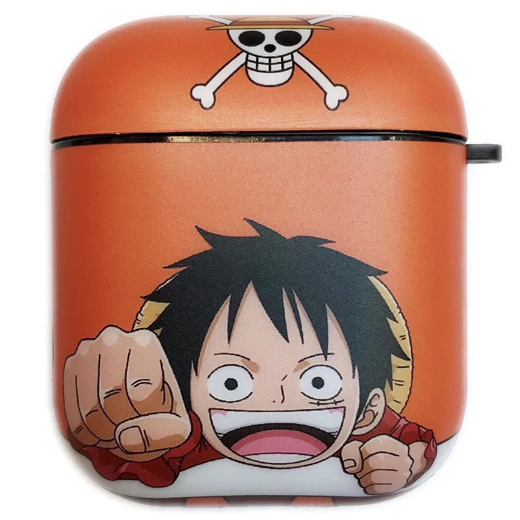 Аниме one piece Ace Зоро, Луффи беспроводные Bluetooth наушники гарнитура ЖЕСТКИЙ чехол для защиты подарочная коробка - Цвет: Luffy