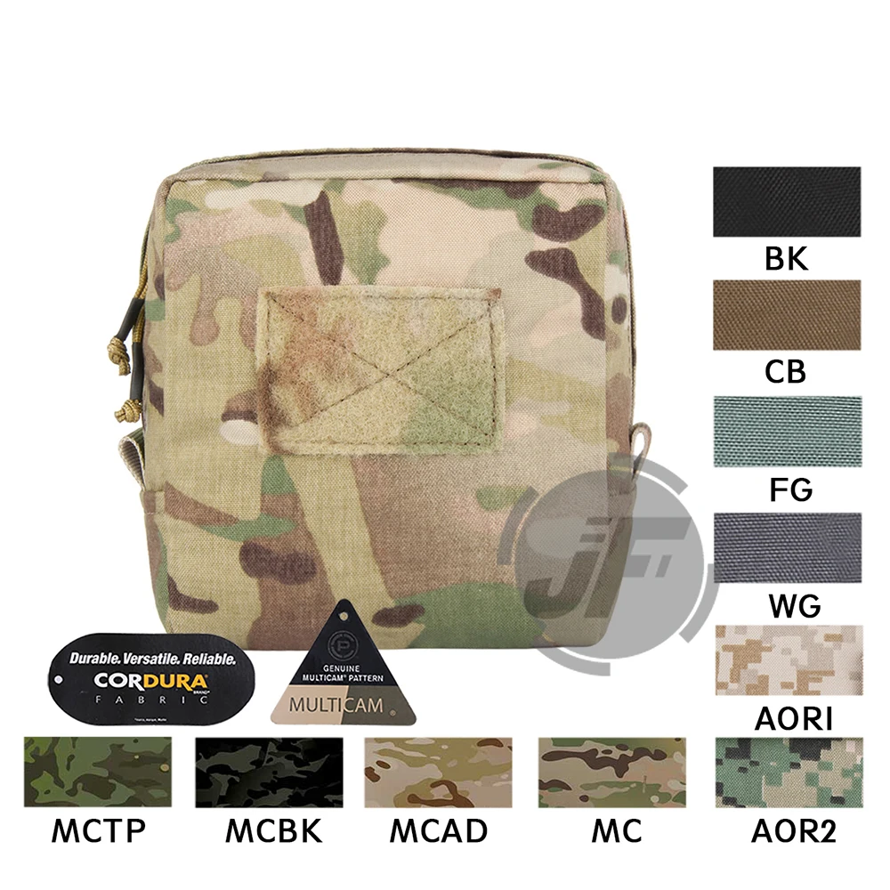

EmersonGear Tactical MOLLE Utility Pouch Accessories Storage Bag 7" x 7" Multicam Medical Admin Pouch Tool Organizer