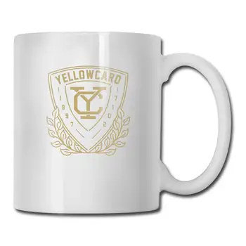 

Yellowcard 11 Oz Stylish Mugs White Porcelain Cup Unique Coffee Mug