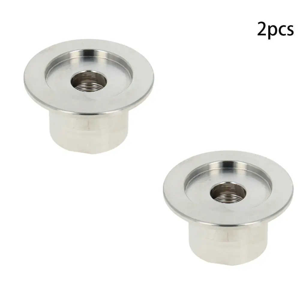 2PCS Othmro KF-16~ KF-25 PT Female Thread Flange 3/4"~1" Fitting Adapter Vacuum Flange Fitting Stainless Steel Cutting Both Side afbeelding