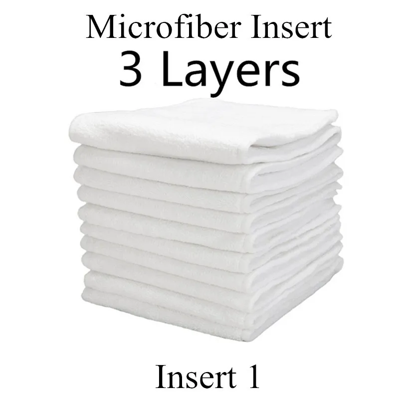 5pcs Reusable Bamboo Wood Charcoal Inserts Baby Doll Luier Mat Nappy Add Changing Liners 4 Layers Each Insert Wholesale