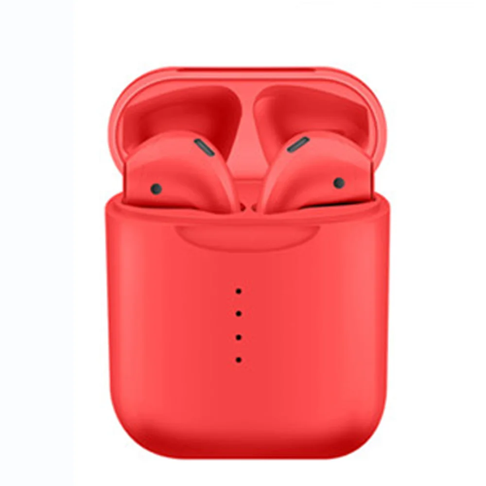 TWS I88 портативные беспроводные мини Bluetooth наушники-вкладыши - Цвет: Красный