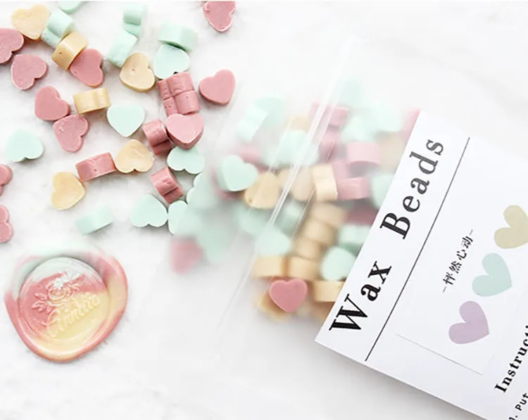  moodtape wood wax 2 pure color particles seal for DIY Gift / Invitation album Decorative seal paint - 4000450162033