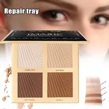 4 цвета контурная палитра пудры для лица контуринг бронзер шейдер затеняющая пудра Макияж KG66