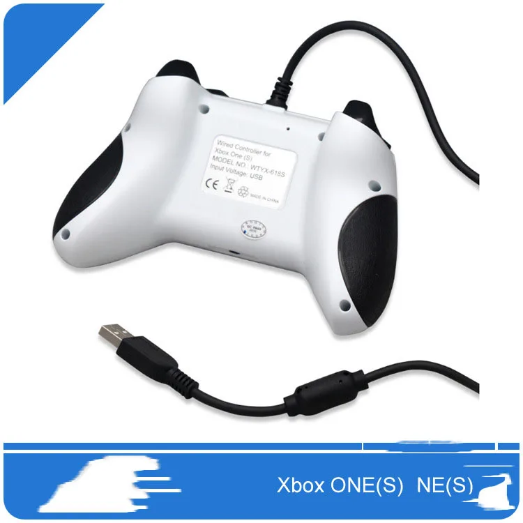 USB проводной геймпад с двойной вибрацией и 3,5 мм аудио разъем джойстик для Xbox One тонкий игровой пульт дистанционного управления