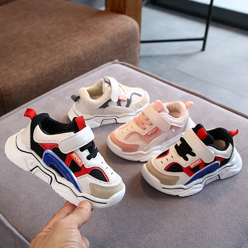 

Unisex Children Casual Shoes Fashionable PU Leather Boy Girl Soft Sole Sports Sneakers Outdoor Anti-Slippeey Shoes