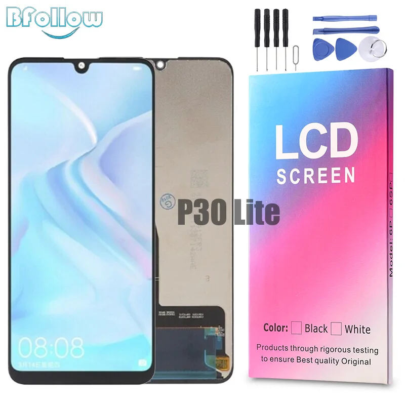 

BFOLLOW Original LCD Display for Huawei P30 Lite AAA Digitizer Assembly Screen Replacement Fix Tool