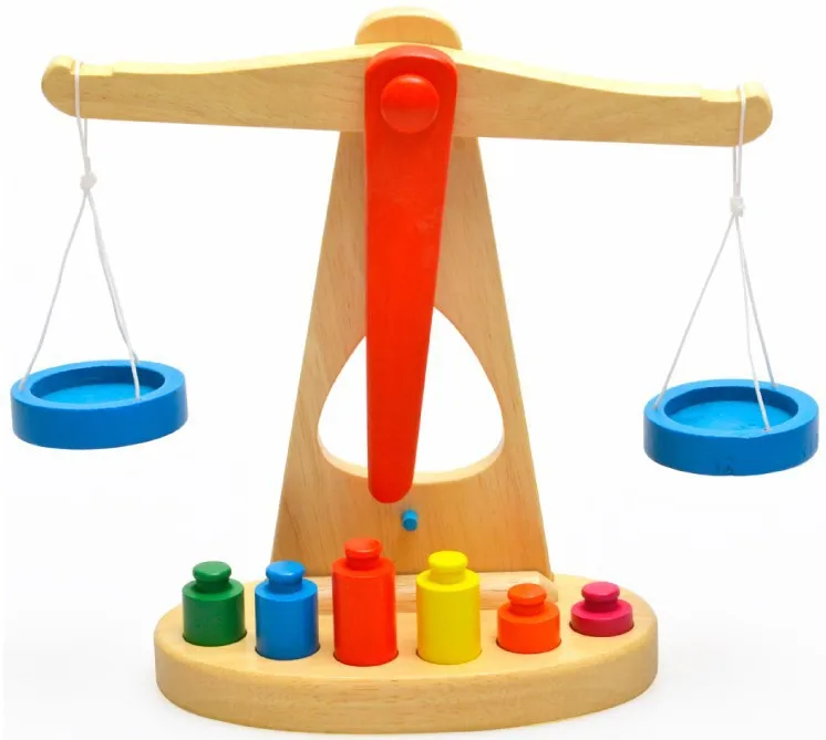 

Weight Balance Kl02 Wooden Early Education Toy Teach Baby Master Balance Principle Balance Toy 0.55