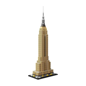 

World's Famous Architecture Empire State Moc Building 21046 Building Blocks 1767PCS Brick Construction Bricks Kids Toy Gift