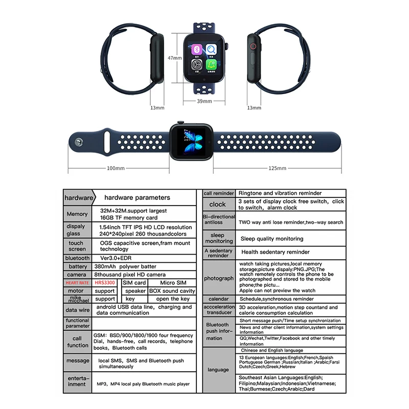 Новые смарт-часы Z6, Sim карта, фитнес, Bluetooth, IOS, Android, часы, телефон, часы, камера, музыкальный плеер, умные часы, PK GT08 DZ09 Q18 Y1