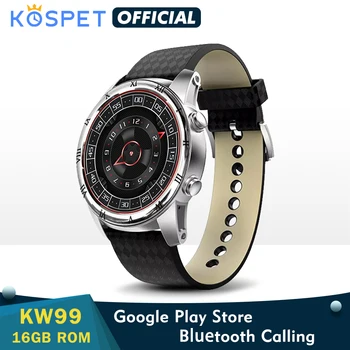 

KW99 Smart Watch For Men Support Bluetooth Call 1.39" AMOLED Heart Rate Monitor Pedometer WIFI 3G Android Smartwatch GPS Phone