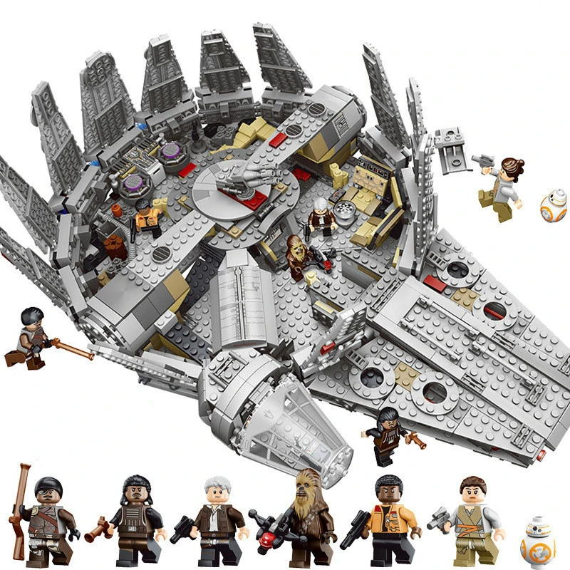 

1381pcs Force Awakens Star Wars Spacecraft Ship Bricks Technic Legolys 79211 Building Blocks Christmas Toy Gift for Children