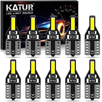 

10pcs T10 Led W5W Bulb Auto Led Interior Car Light For Volkswagen VW Golf Passat Scirocco Polo Bora Touareg Transporter