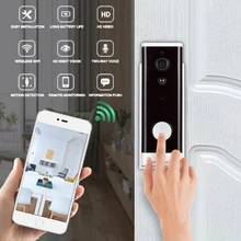 Интеллектуальный Wifi дверной звонок широкоугольная камера Смарт Wi-Fi видео 1080P домофон дверной звонок видео Звонок для квартиры ИК сигнализация