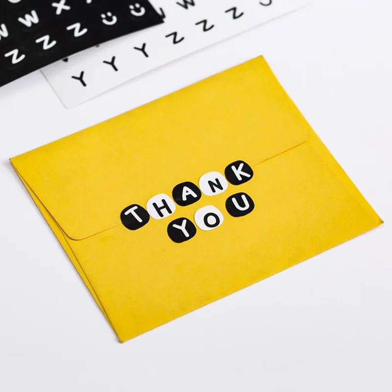 Tasa de descuento Mohamm-pegatina de corazón con letras en inglés para chica, suministros escolares, en blanco y negro, Cuenta de mano, 1 ud. AANorxmOO