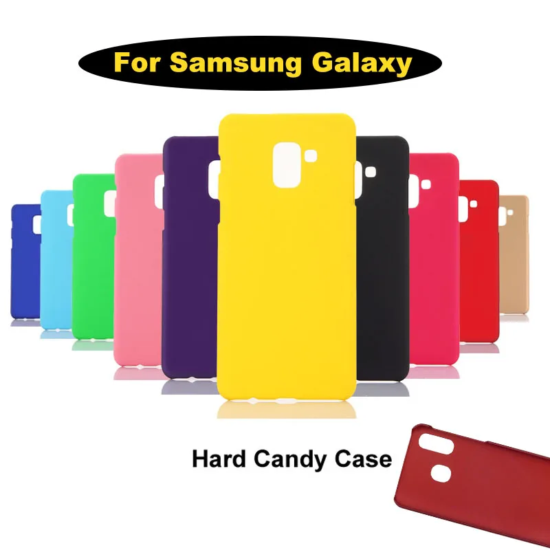 

For Samsung Galaxy note10 pro A80 A60 A20E A40 A70 A2 CORE M30 A30 A50 S10 Case 360 Matte Case Hard Plastic pc Case Cover Phone