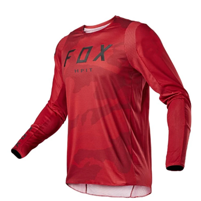 Mens FOX Downhill Jersey Long Sleeve Shirt Racing Off-Road Mountain Bike Jersey 