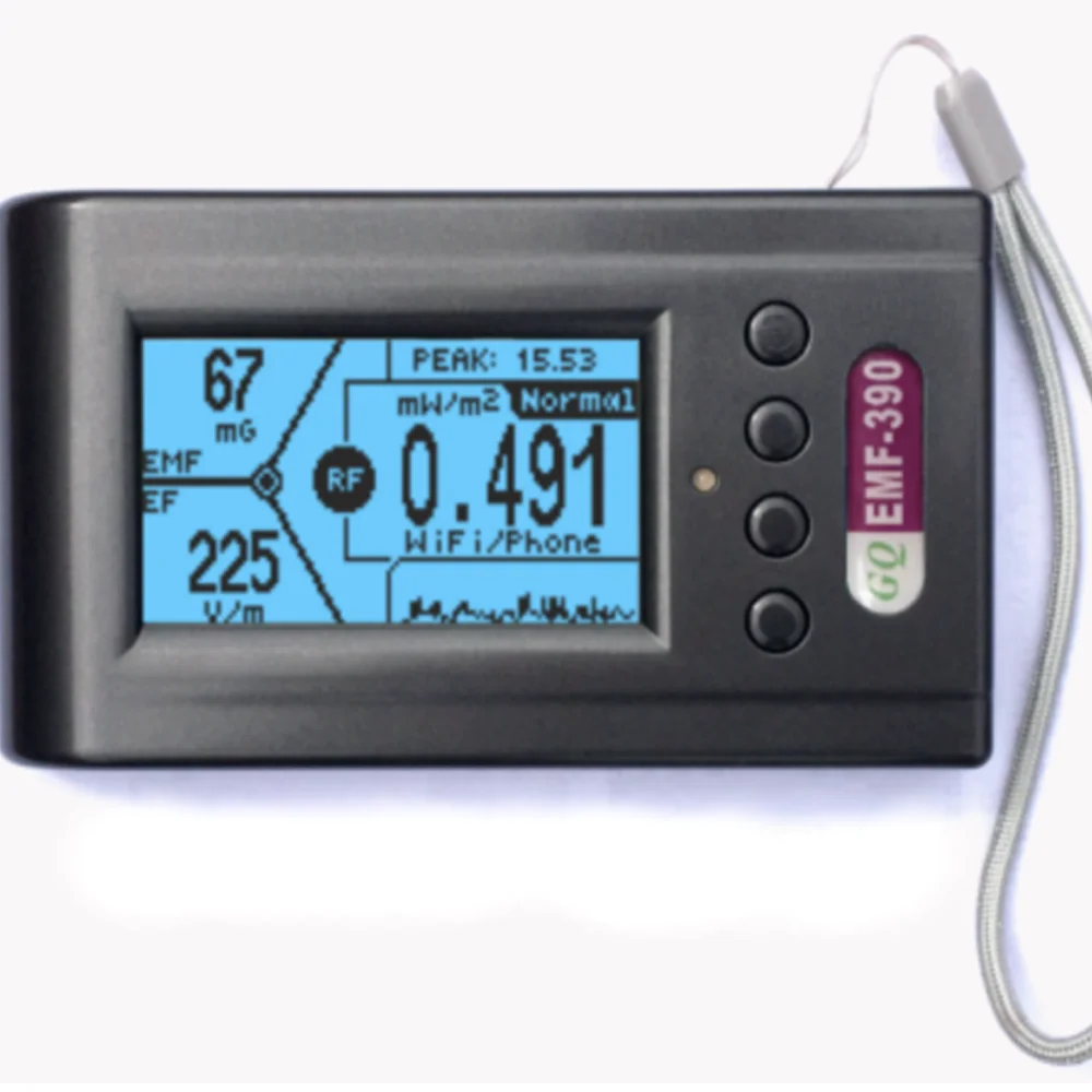 EMF 390 усовершенствованный детектор электромагнитного излучения 3 в 1 многопольный