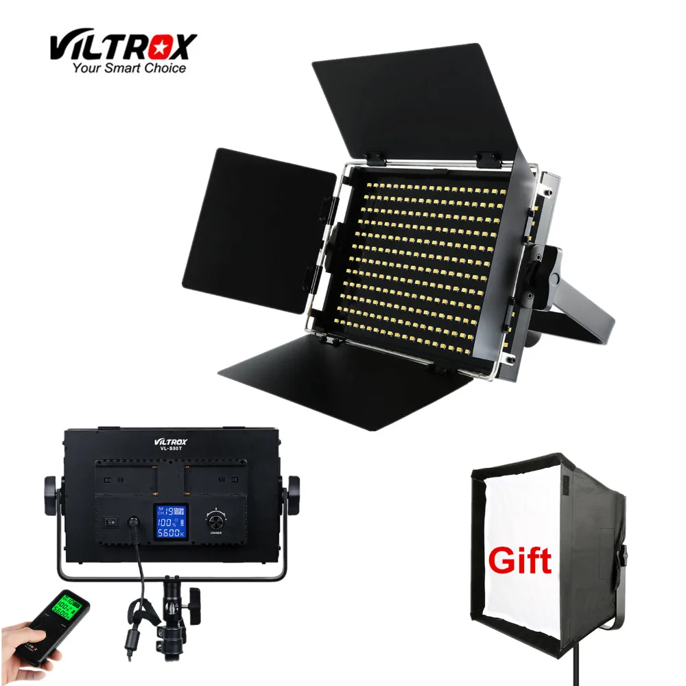 Viltrox VL S50T 50W Светодиодный студийный свет для видео Лампа двухцветная с
