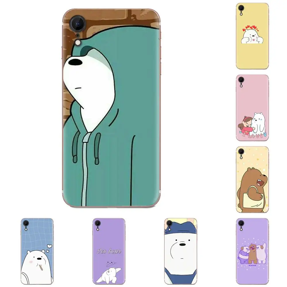 We Ice голые медведи из мягкого ТПУ Модный Оригинальный для Huawei P7 P8 P9 P10 P20 P30 Lite Mini Plus