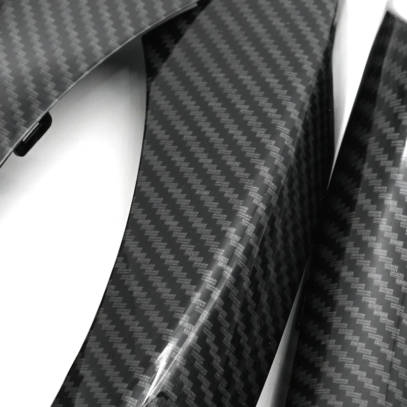 Car Door Handle Pull Cover Trim 2pcs Carbon Texture Left/Right for BMW 3 Series E90 E91 316 318 320 325 328i