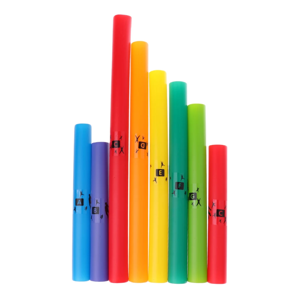 C Major Diatonic Scale Set Percussion Musical Tube for Kids Stringed Instruments Accessories