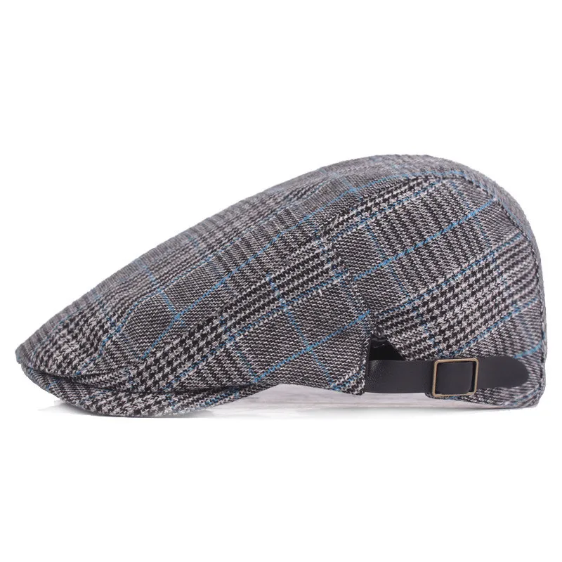 

Winter Berets Adjustable Beret Caps Outdoor Sun Breathable Bone Brim Hats Womens Mens Herringbone Solid Flat Berets Cap Hat
