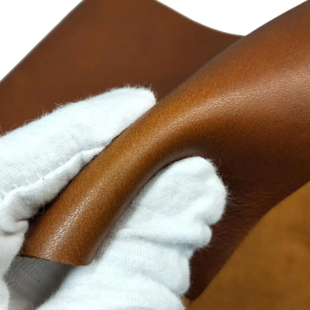 

2.0mm Thick Tooling Leather Square Full Grain Vegtable Tanned Cowhide Leather Craft 5/6OZ Brown