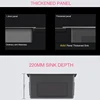 Rose Gold Undermount Kitchen Sink Nanometer Rose Gold 304 Stainless Steel Manual Sink Single Bar Counter Kitchen Sink 5