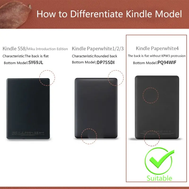 Магнитный смарт чехол для Amazon Kindle Paperwhite 4 Ультратонкий электронной книги Paperwhite4 с