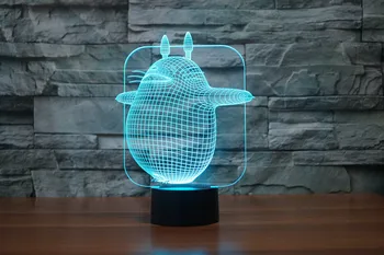 

Totoro 7 Color Lamp 3d Visual Led Night Lights For Kids Touch Usb Table Lampara Lampe Baby Sleeping Nightlight Motion Light