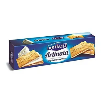 

Artiach - Artinata - Barquillo Relleno de Crema de Chocolate - 210 g - [Pack de 6]