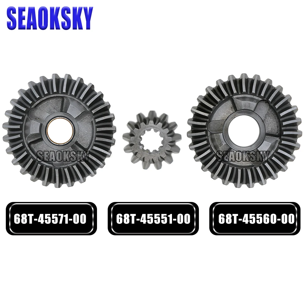 

Gear set F9.9 4 stroke 9.9HP for Hidea 4 stroke 9.9HP 68T-45571-00-00 68T-45560-00-00 68T-45551-00-00