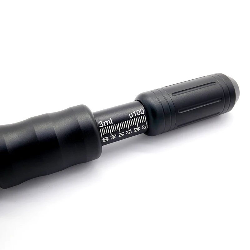 Вращающийся мезо инъекционный пистолет гиалуроновая ручка 0 3 мл черная