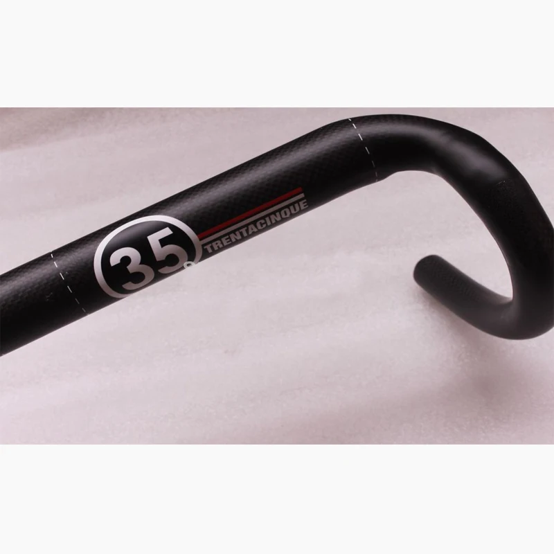 Сток DEDA полный углеродного волокна дорожный велосипед Интегрированный изгиб руля 35 мм