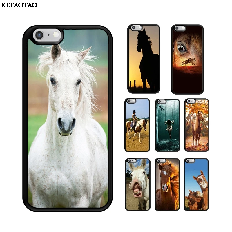 KETAOTAO Horse Calf Cremello Native Pony TPU Soft Silicone Phone Case for iPhone 5S 6S 7 8 Plus XR XS 11 ProMax For Samsung | Мобильные
