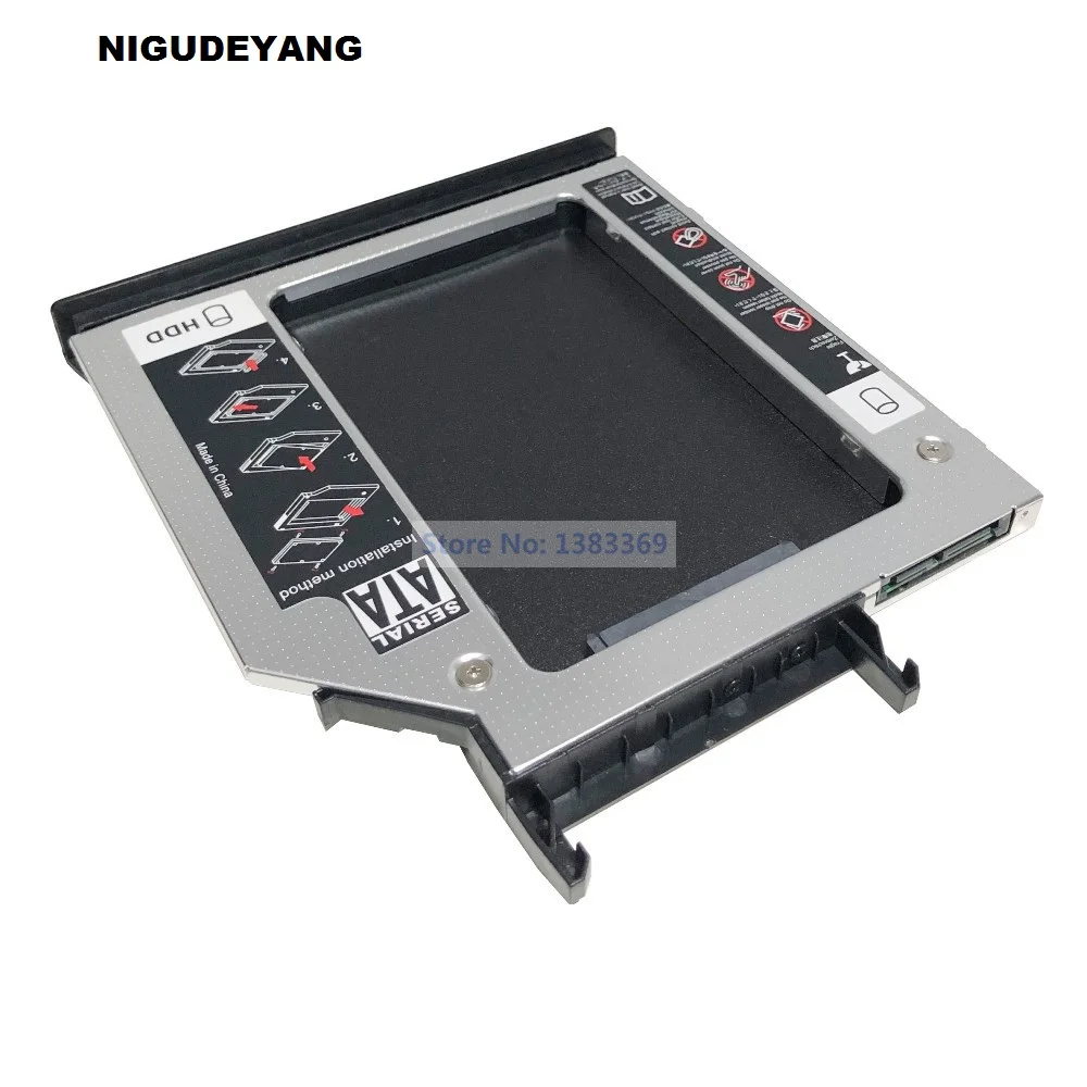 SATA 2 й жесткий диск SSD HDD модуль Caddy адаптер для lenovo IdeaPad Y400 Y400N Y410N Y410P Y430P с рамкой и